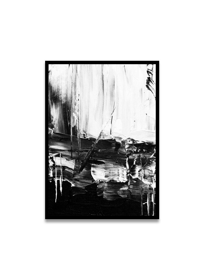 Marktna Canvas Wall Art For Wall Decoration Modern Design With A Hollow Black Frame Size 120x80cm One Piece - Image 2