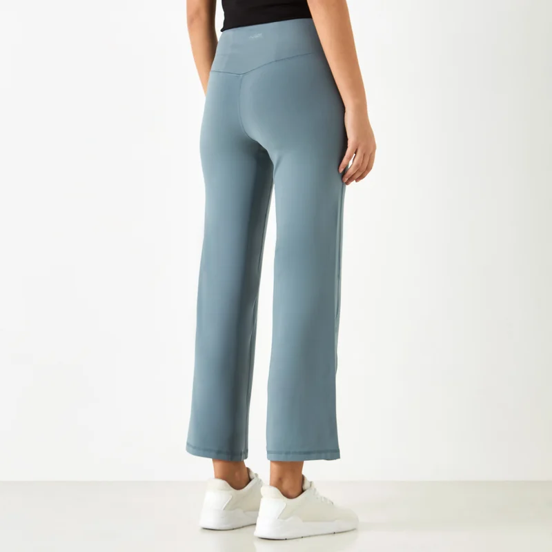 ADOT by Splash Stitch Detail Flared Leggings with Pockets