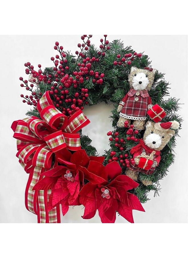 M METERXITY M METERXITY 6-Pack Artificial Berry, 9.8 Inch Faux Holly Berry Foam Faux Frosted Berries with Stems for Home/Wedding/Christmas/DIY/Party/Garden/Office [Blueberry]  - Image 5