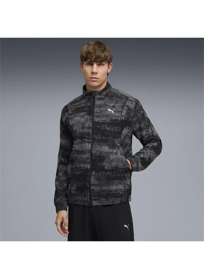 Run Velocity Printed Track Jacket Men