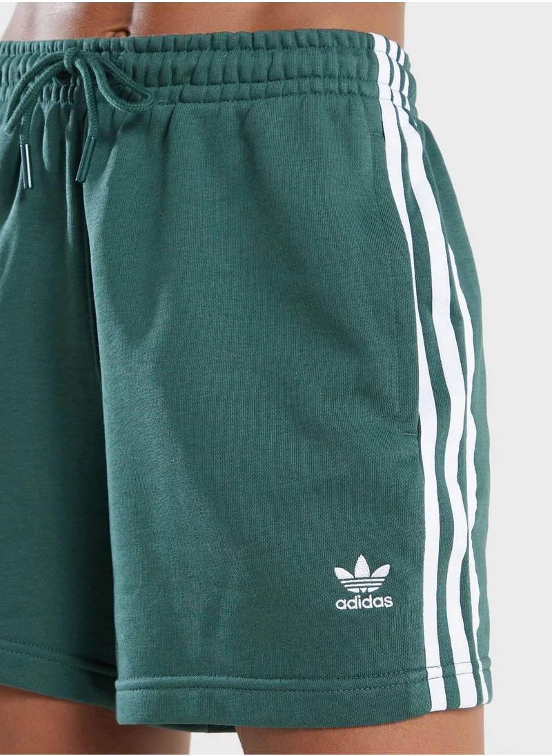 adidas Originals 3 Stripe Shorts French Terry