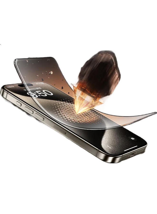 Smartdevil Tempered Glass Screen Protector For Iphone 15 Pro, Full Screen High Definition Anti-Explosion Anti-Blue Light Anti-Fingerprint Smooth Touch Sensation Thin Edge Dustproof 2-Pack - Image 1