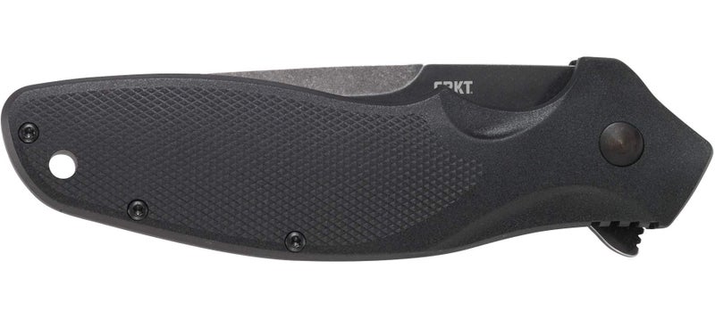 CRKT شينانيجان الأسود مع أسنان فيف للاستخدام اليومي، شفرة حافة مسننة، أسنان فيف، قفل بطانة، مقبض نايلون معزز بالزجاج، مشبك جيب K800KKP - Image 4