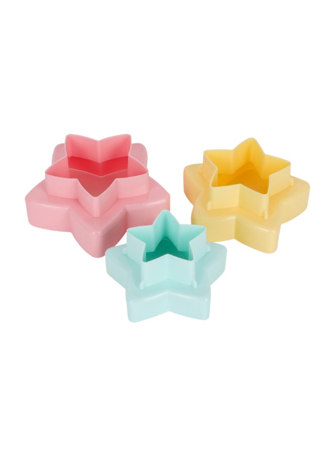 Royalford 3-Piece Star Shaped Double Side Cookie Cutter, Bpa Free & Odor Free Multicolor - Image 2