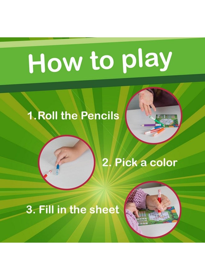 AMIGO Games Pick a Pen Gardens - Highly Innovative Roll & Write Dice Game - Score Points by Filling in Your Garden with The Same Color - Perfect for Family Game Night - Kids & Adults Ages 8+ - Image 3