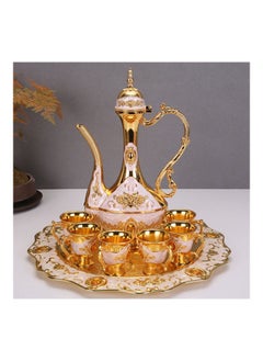 NIBEMINENT European High-End Vintage Wine Set Gold/Light Pink 