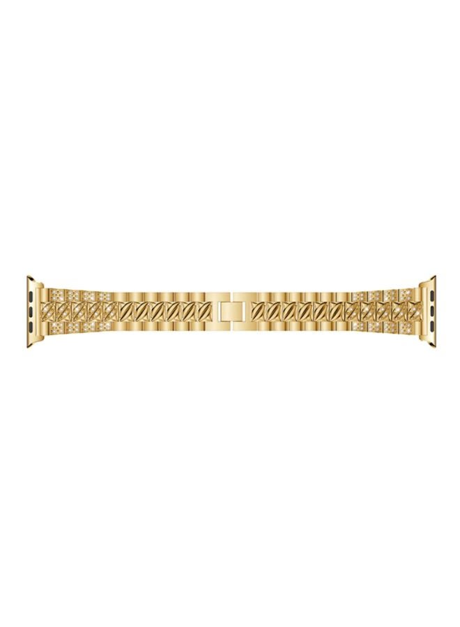 Voberry Replacement Band For Apple Watch Series 4 44mm Gold - Image 1
