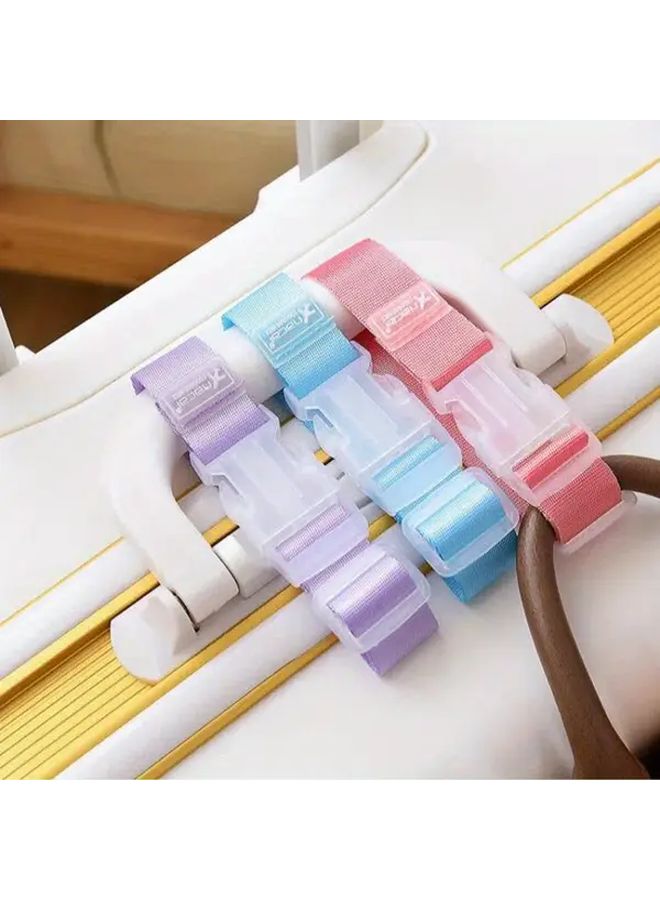 5 Packs Of Black Luggage Strap Travel Suitcase Belt Trolley Bag Tie Webbing Binding - Image 5