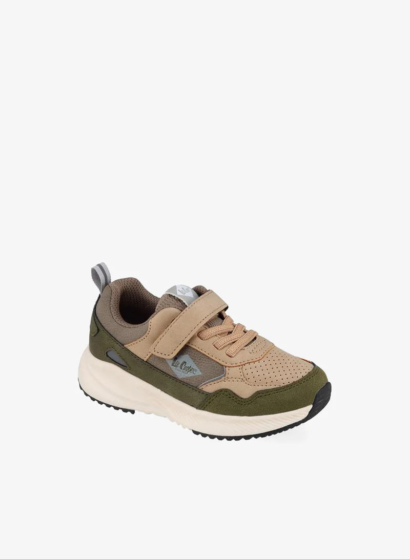 لي كوبر Boys Hook & Loop Ankle Sneakers