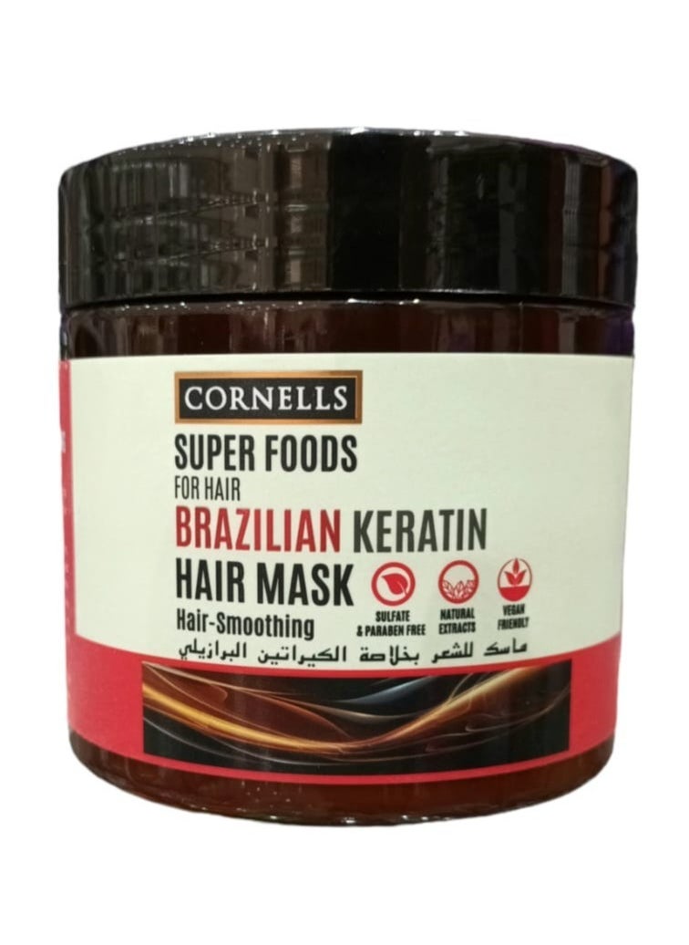 Hair Mask With Brazilian keratin Extract 475 ml - pzsku/ZEBAF06ACDCAB218C42ACZ/45/_/1734359733/b78fd0eb-9504-4941-b245-d9eddcfe8b58