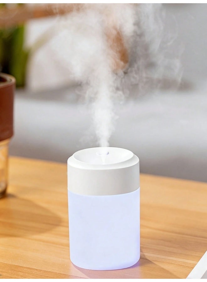 Diffuser Fragrant 200ml white color Mini Portable Ultrasonic Humidifier Aroma Essential Oil Diffuser USB Aroma Diffuser for Home or car Aromatherapy with l - Image 1