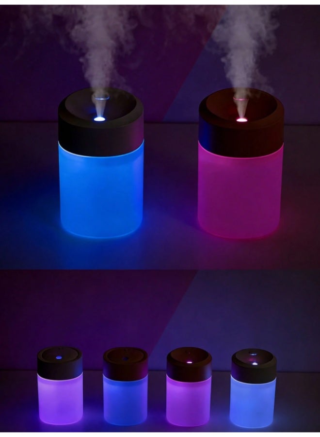 Diffuser Fragrant 200ml white color Mini Portable Ultrasonic Humidifier Aroma Essential Oil Diffuser USB Aroma Diffuser for Home or car Aromatherapy with l - Image 2
