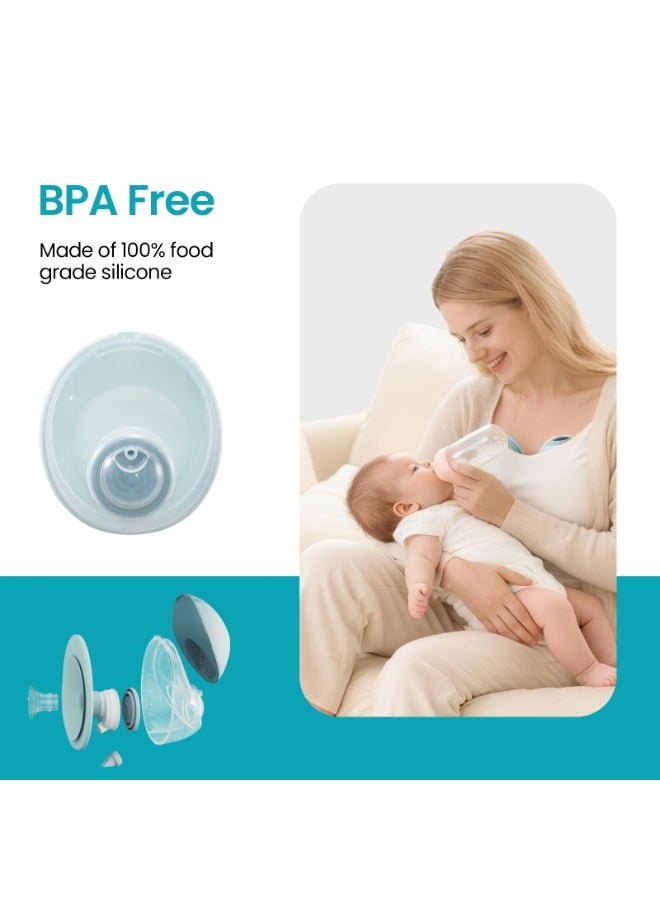 Paruu P20 Full Set Replacement Collector Cup, for P20 Wearable Breast Pump (160ml/5.4oz, 24mm Double-Layer Flange), Genuine Accessories, 1 Set - Image 2