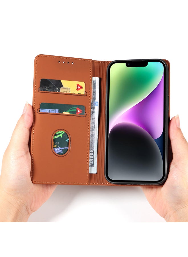 Generic For Iphone 15 Leather Case S23 Flip Cover Protective Case A15 Digital Computer/mobile Phone Protective Cover-Color:Red-Applicable Model:For Iphone X/XS  - Image 4