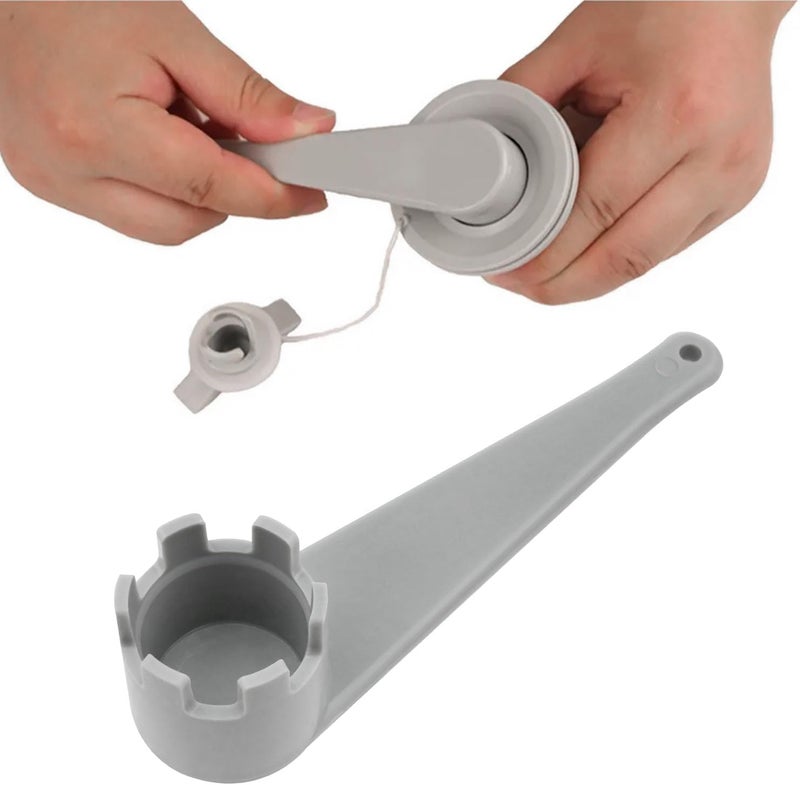 Dsjnf Air Valve Wrench Gray 6-Groove PVC Inflatable Boat Air Valve Wrench Release Valve Safety Lever Repair Kit 1PCS - Image 3