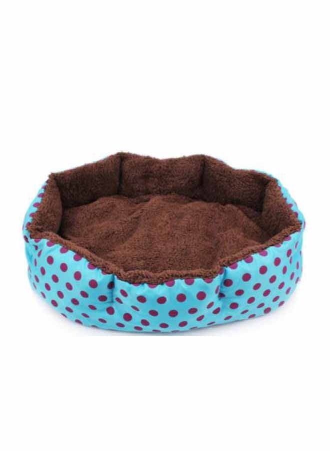 Meetion Small Pet Dog Bed Cute Dog Nest Polka Dot Printed Pet Mat Pet Cat Nest Small Dogs and Cats Pet (Blue)  - Image 3