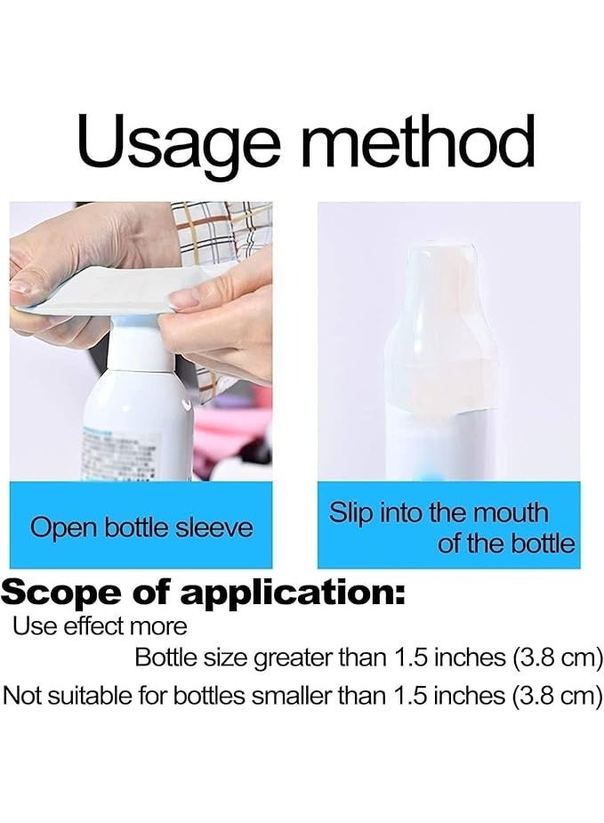 8Pcs Reusable Silicone Travel Toiletry Sleeves, Leak-Proof Elastic Skins for Travel Bottles, Stretchable Bottle Protector Sleeves for Most Travel-Sized Cosmetics & Liquids - Image 4