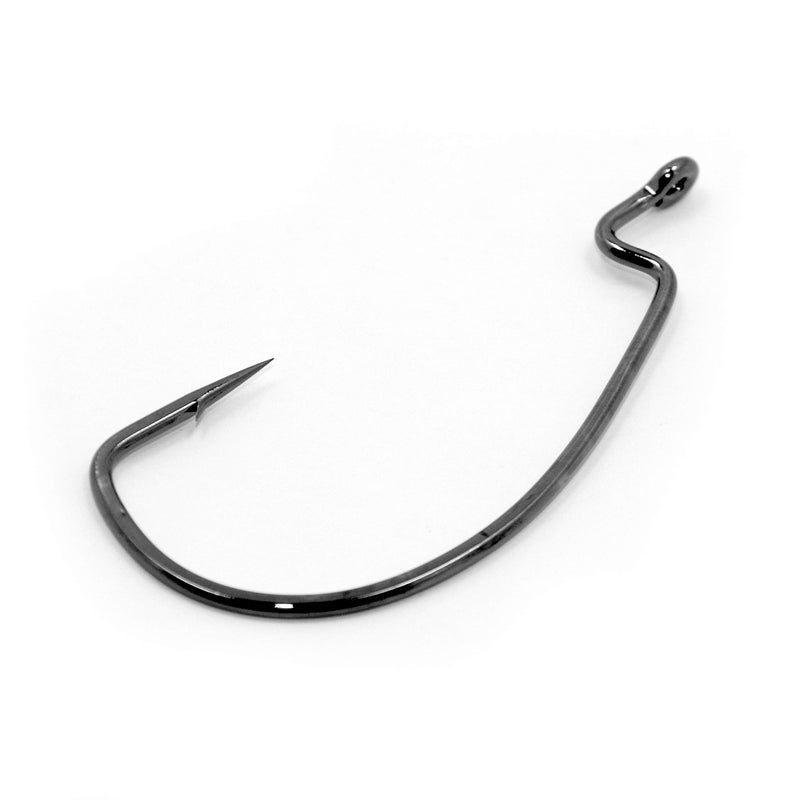 Gamakatsu Super Line EWG Hook-Pack Of 25 (Black, 4/0) - Image 2