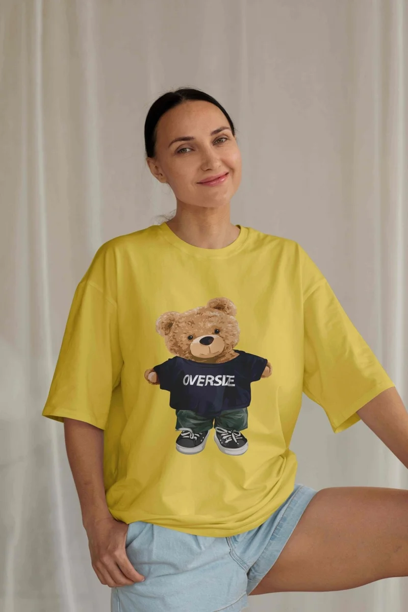 دوغ فش Women's Dark Green Cotton Crew Neck Crop T-Shirt