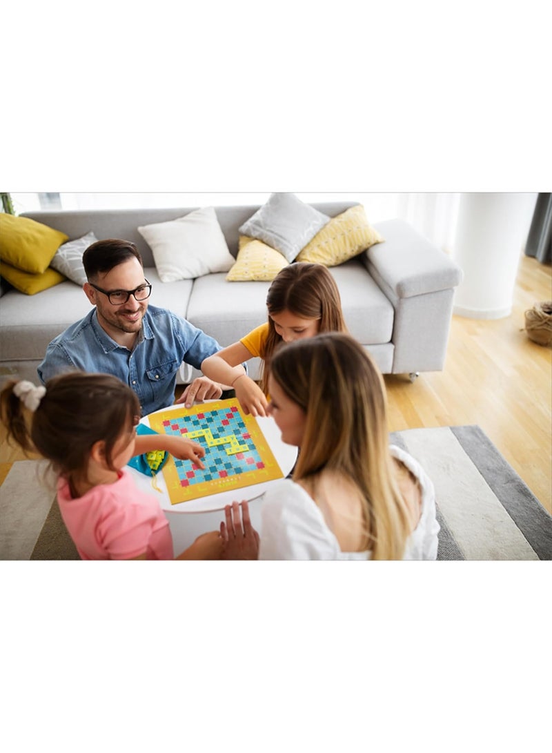Mattel Games Scrabble Junior Kids Crossword Game | 2-Games-In-1 | 2-Sided Game Board - Image 2
