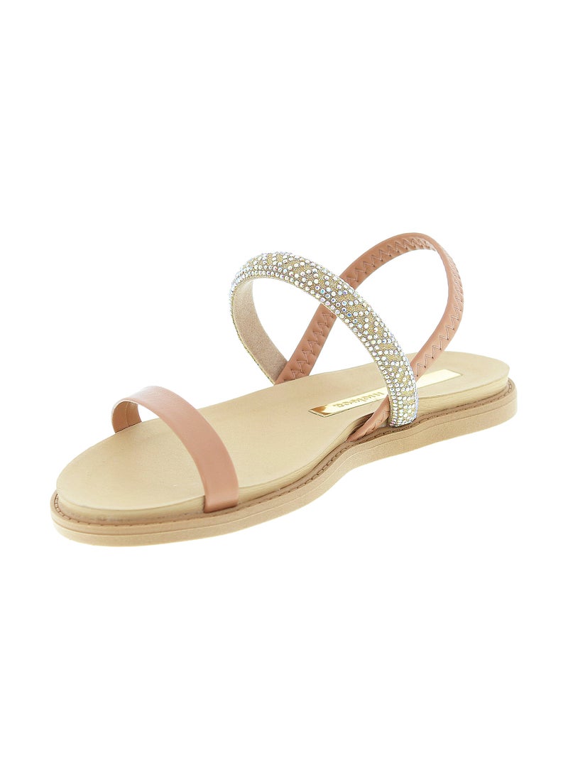 موليكا صنادل مسطحة للنساء - صنادل مسطحة أنيقة ونعال مسطحة مريحة للسيدات - Image 2