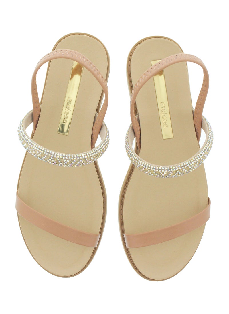 موليكا صنادل مسطحة للنساء - صنادل مسطحة أنيقة ونعال مسطحة مريحة للسيدات - Image 5