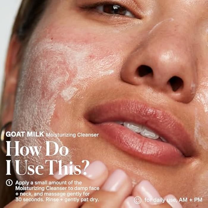 Kate Somerville Stressed Skin Saviors Travel Kit Goat Milk Cleanser, Cream, and Body Lotion Holiday Gift Set - Image 4