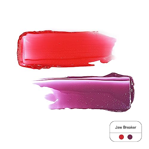 Gush 2 In 1 Play Tint For Lips, Cheeks And Eyes | Easy To Blend | Hydrates Like A Balm And Nourishes Skin | Natural Blush With Satin Finish |(Cherry Red & Sweet Plum - Jawbreaker - 5 G) - Image 3