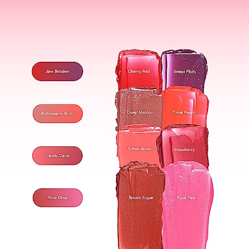 Gush 2 In 1 Play Tint For Lips, Cheeks And Eyes | Easy To Blend | Hydrates Like A Balm And Nourishes Skin | Natural Blush With Satin Finish |(Cherry Red & Sweet Plum - Jawbreaker - 5 G) - Image 5