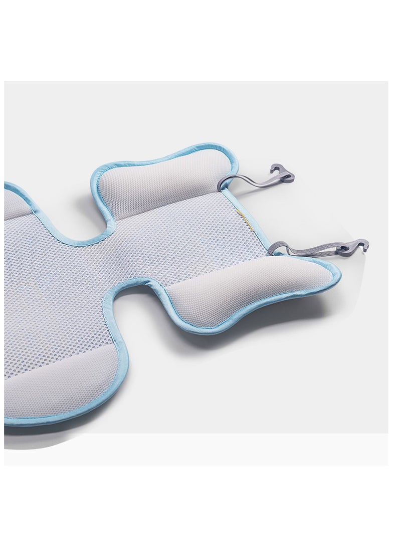 TEKNUM TEKNUM Breathable 3D Mesh Liner/Pad for Baby Stroller/Car Seat/ High Chair /Cradle - Blue  - Image 3