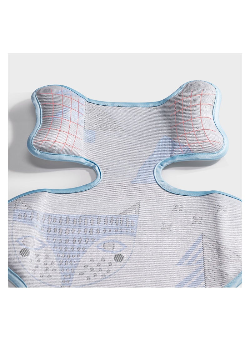 TEKNUM TEKNUM Breathable 3D Mesh Liner/Pad for Baby Stroller/Car Seat/ High Chair /Cradle - Blue  - Image 2