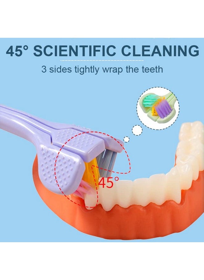 3-Sided Triple Angle Toothhugger Training Toothbrush, Ultra Soft Bristles, Toddler & Autistic Oral Care Gentle Clean Each Tooth To Completely Cover The Toothbrush (2), Manual, Multicolor - pzsku/ZEBAFB183DF8966758CFDZ/45/_/1735566561/3b37952b-2858-48c2-a72f-eddf8fbd16b0