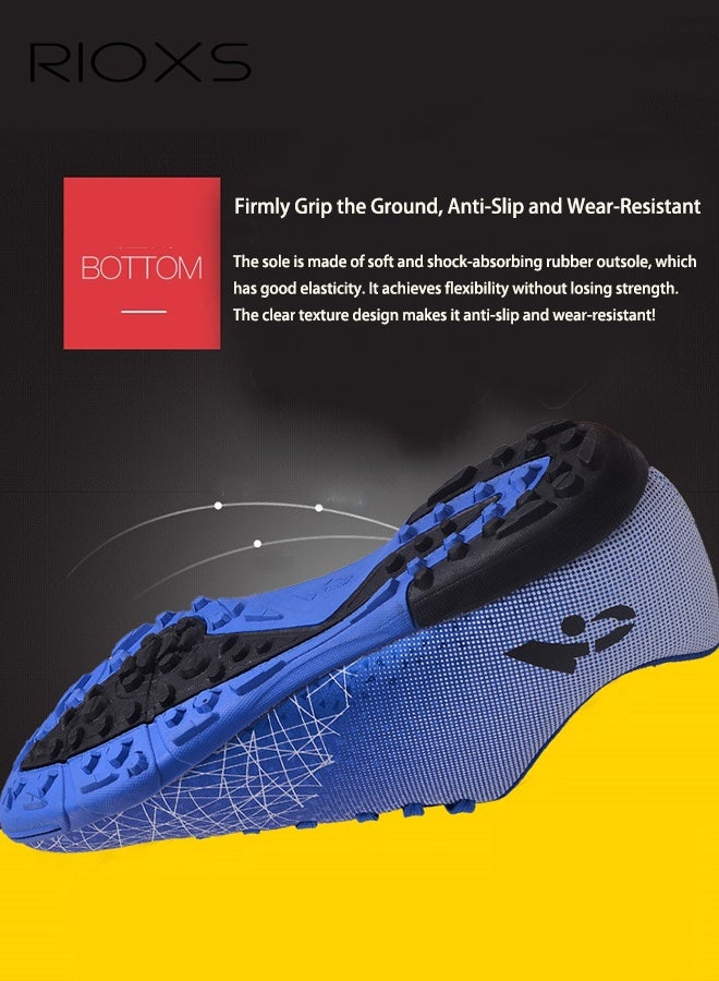 ريوكس أحذية كرة القدم للرجال، ملاعق كرة القدم الثابتة، ملاعق الأحذية الرياضية للمحترفين للرجال، تدريب منافسات المدربين للشباب والبالغين، لاعبي كرة القدم اللاكروس لكرة البيسبول، المدربين الرياضيين للرجال، مسامير مضادة للانزلاقات للتدريب الرياضي الداخلي في الهواء الطلق - Image 2