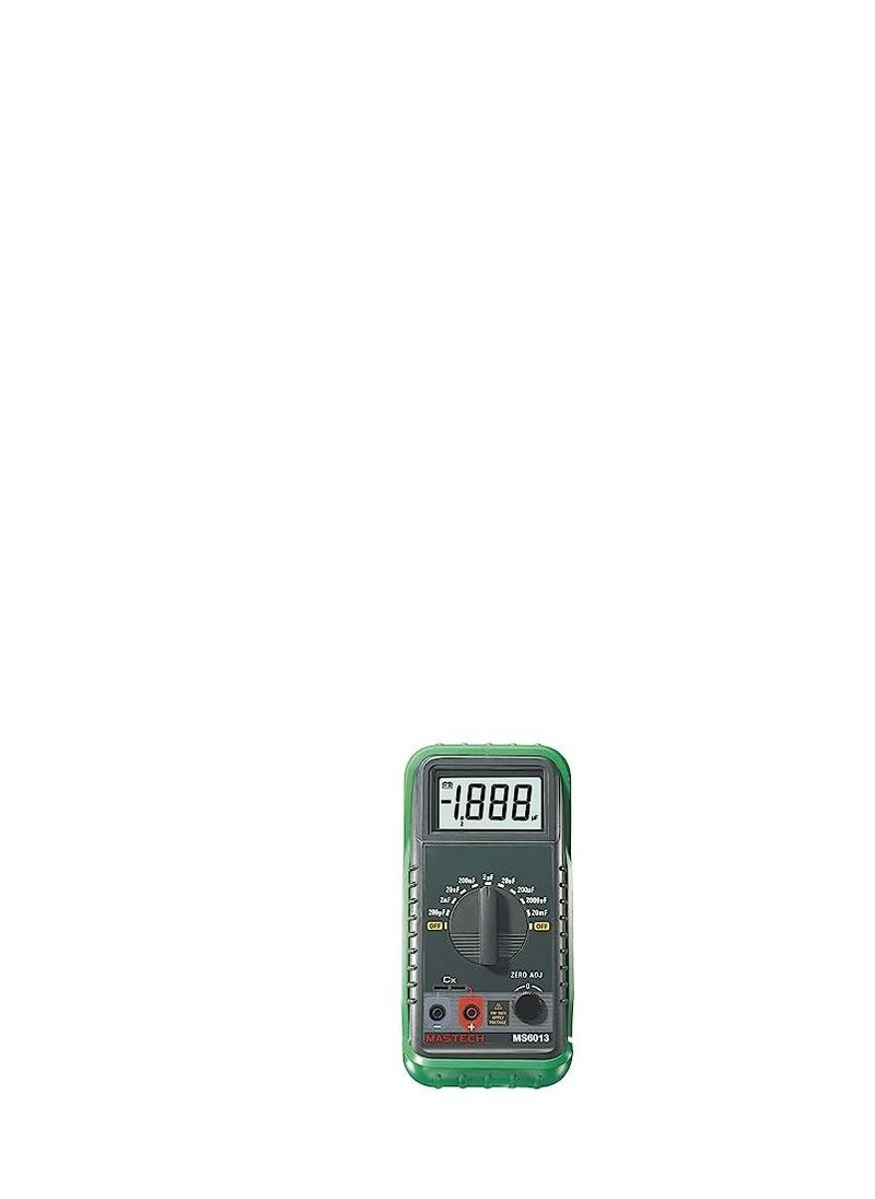 MASTECH - MASTECH MS6013 Digital Capacitance Meter LCR Meter 20mF - 200pF LCD Display 2000 Counts - Image 1
