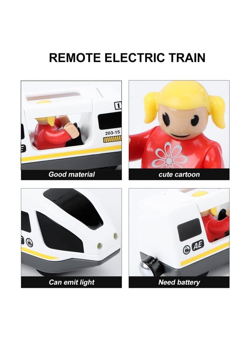 SYOSI Battery Operated Locomotive Train, (Magnetic Connection), Powerful Motor High Speed Train, Compatible with Brio, Thomas, Chuggington, Toy Car for Toddlers, Inspire Children's Creativity - Image 5