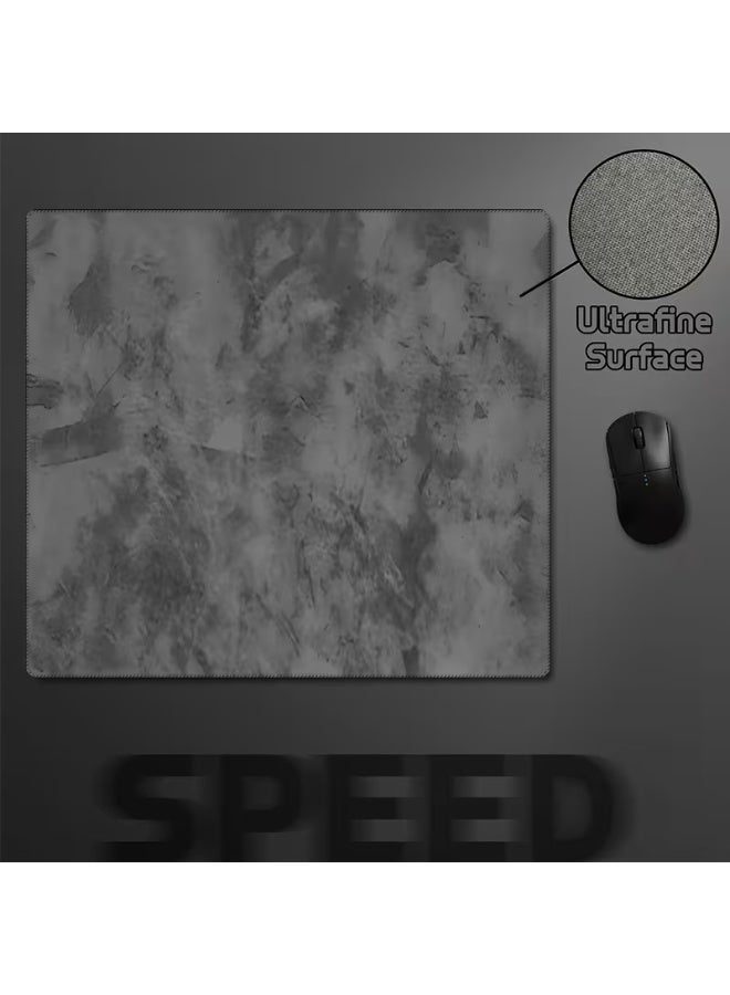 Mouse Pad, Geometric Grey Design, 48 x 40 cm, 6mm Thick - Image 5