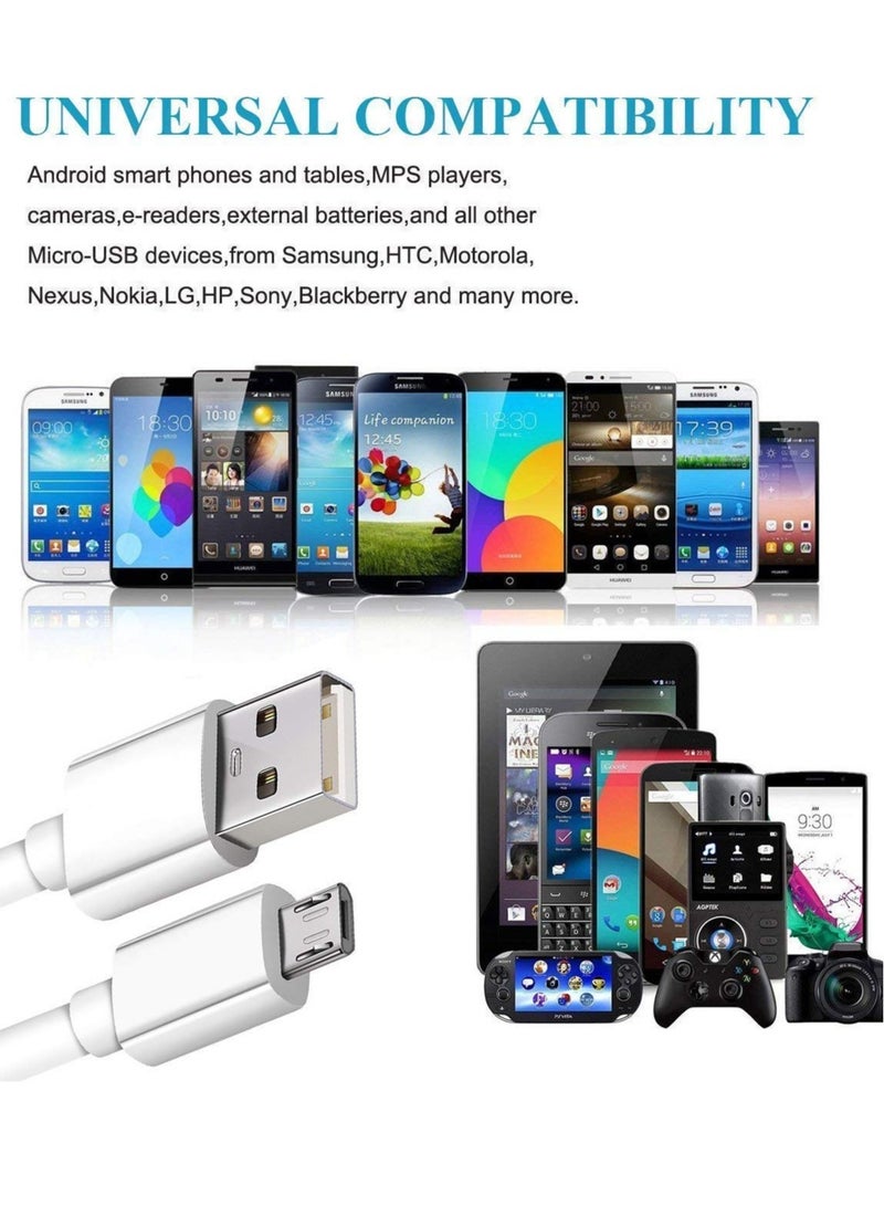 ELTRAZONE for Samsung Fast Charger/Adaptive 2.4Amp Fast Charger with Micro USB Data Cable Compatible with Galaxy S6/S6edge/A6/A8/A10/J6/J7/J7 /J8/M10 NI78 - Image 4