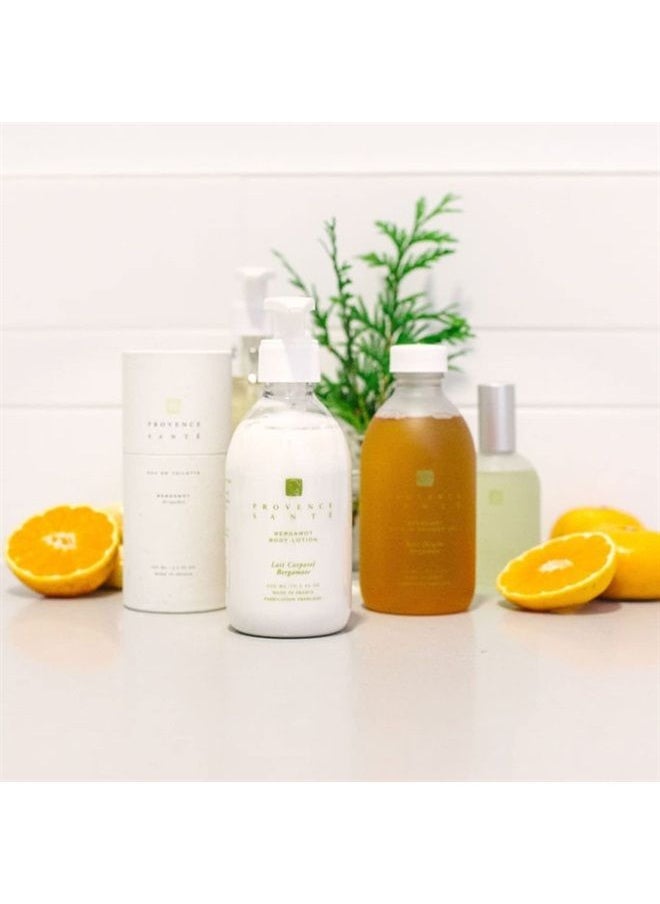 Provence Sante Body Lotion Anti Aging Cream Ultra Hydrating Heal & Restore Dry Skin Nurturing Moisturize Massage Made in France 10.2 Ounce (Bergamot)  - Image 2