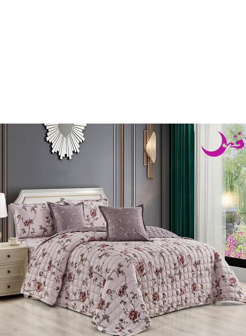 Moon 6-piece compressed two-piece comforter set 