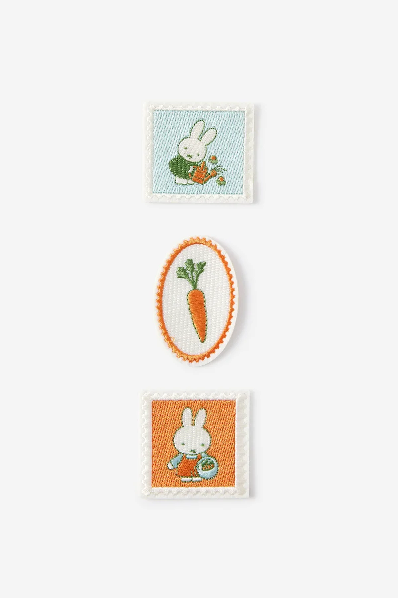 تايبو Miffy Iron On Patches 3 Pack