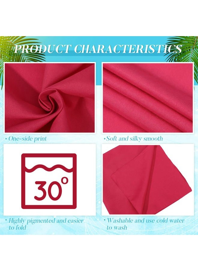 Newcotte Solid Colors Plain Cotton Bandanas Bulk Unisex Multifunctional Headband Scarf Neckerchief Women Men, 14 Colors, Bright Colors, One size - Image 2