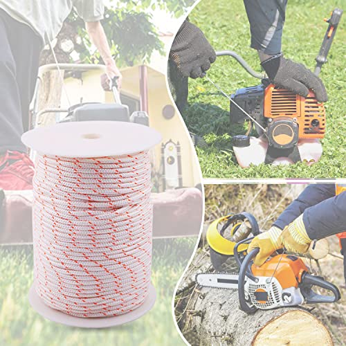 Mtanlo Recoil Starter Rope Pull Cord 4.5mm 100-Meter for Stihl Husqvarna Echo Poulan Homelite McCulloch Sears Craftsman Trimmer Edger Brush Cutter Lawn Mower Chainsaw - Image 5