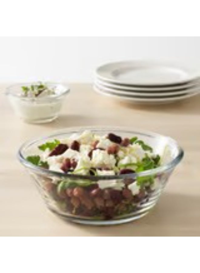 VARDAGEN Serving bowl clear glass 20 cm - Image 2