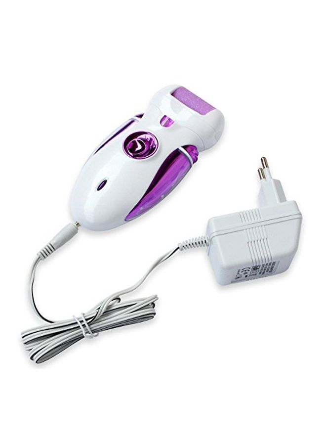 NIBEMINENT 4-In-1 Rechargeble Electric Epilator White/Purple - Image 1