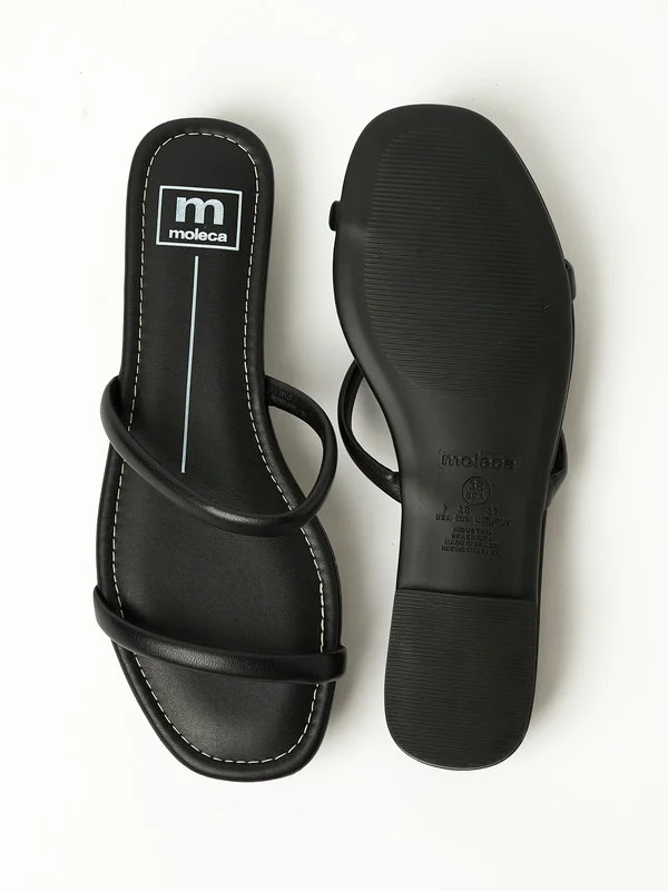 MOLECA Elliott Multi Strap Low Heel Sandals