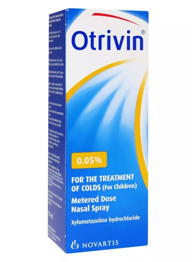 OTRIVIN 0.05% Metered Dose Nasal Spray 10 Ml - Image 4