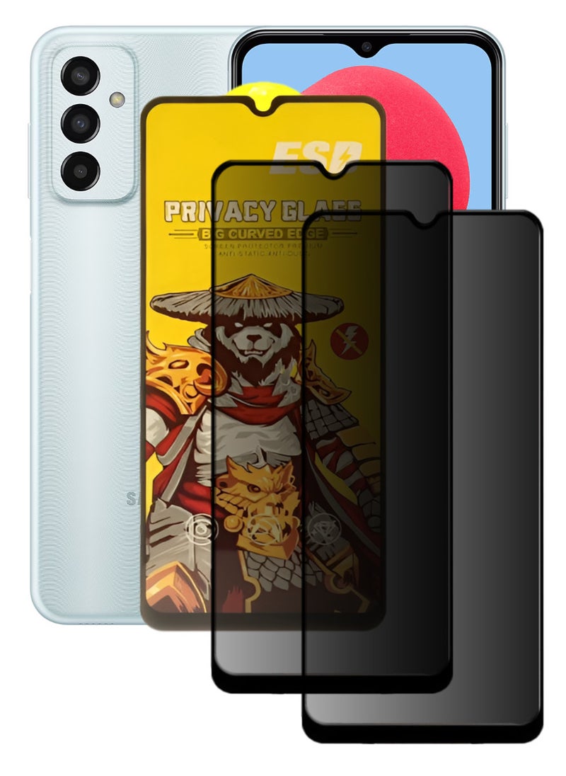 ESD 2 Pieces Tempered Dustproof Privacy Glass Screen Protector Compatible For Samsung Galaxy M13 - Image 1