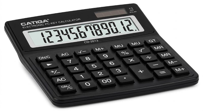 CATIGA CD-2613 Electronic PC-Key Desktop Calculator - 12 Digits