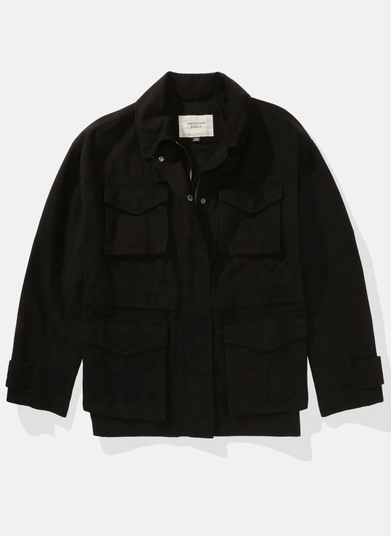 American Eagle Zip Through Cotton Jacket