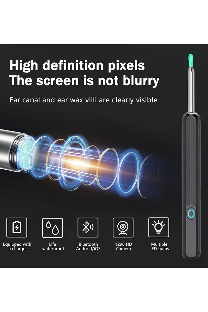 Visual Ear Cleaner with Camera – WiFi Otoscope for iPhone & Android, 1080P HD Ear Wax Removal Tool with 6 Replaceable Ear Spoons, Lightweight, Safe for Adults & Kids - Image 5